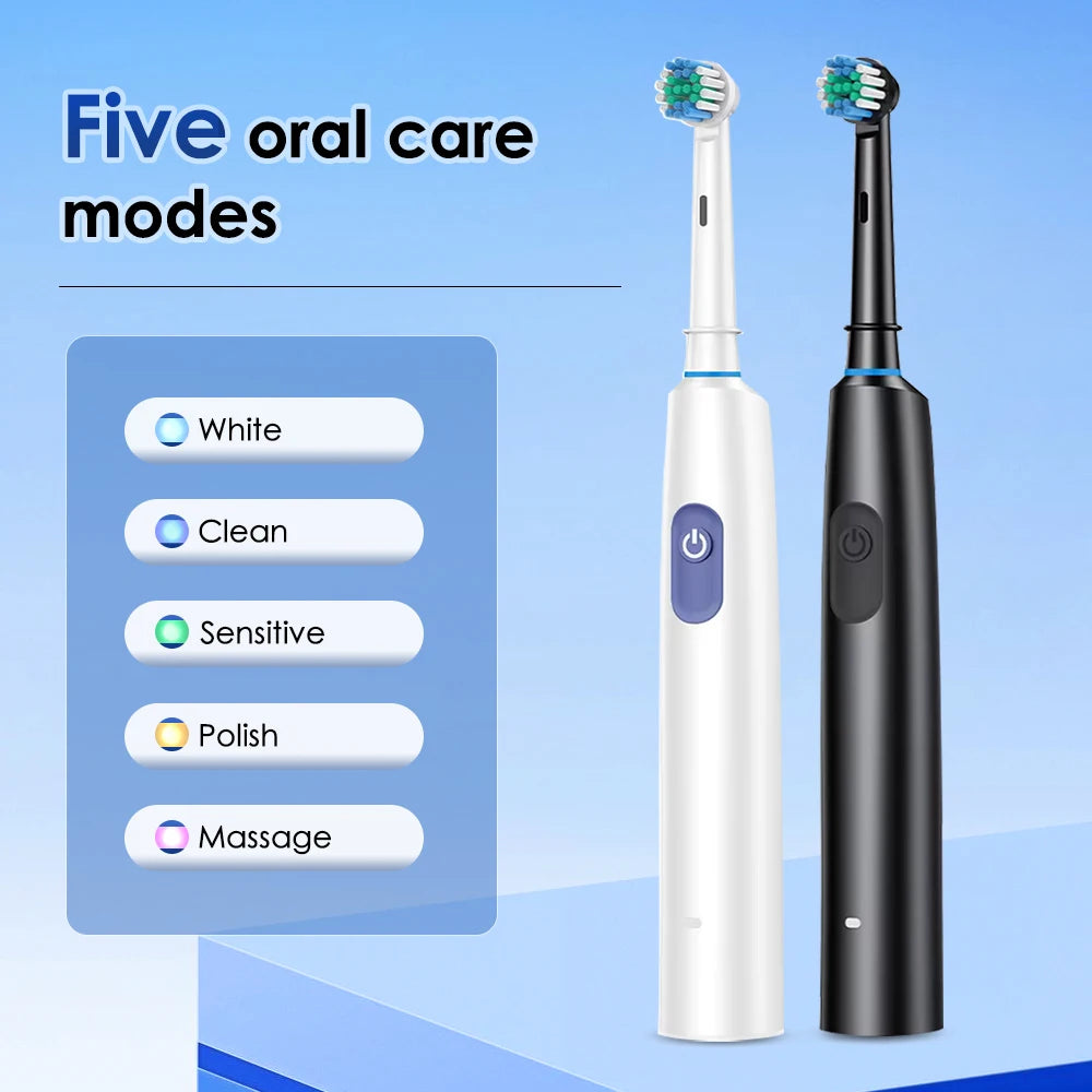 Ms.Dear Electric Toothbrush Cordless USB Rechargeable Waterproof Intelligent Adults