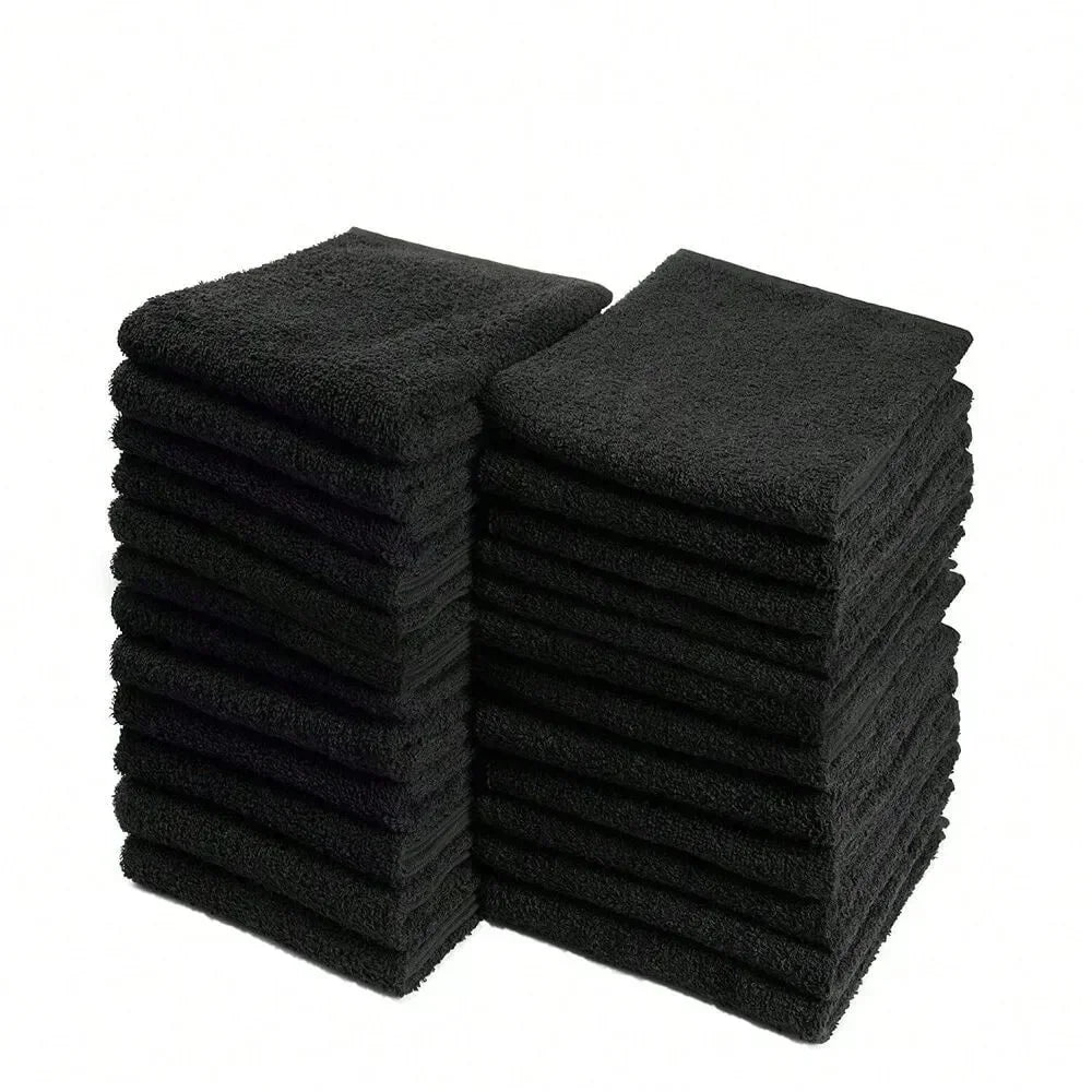 Salon Towels 100 Percent Cotton Pack Of 6