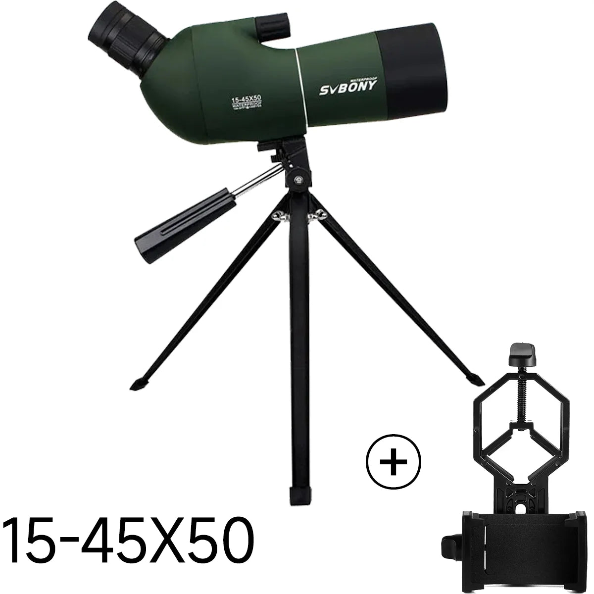 Svbony SV28 Spotting Scope Zoom With Tripod Waterproof Outdoor Hiking