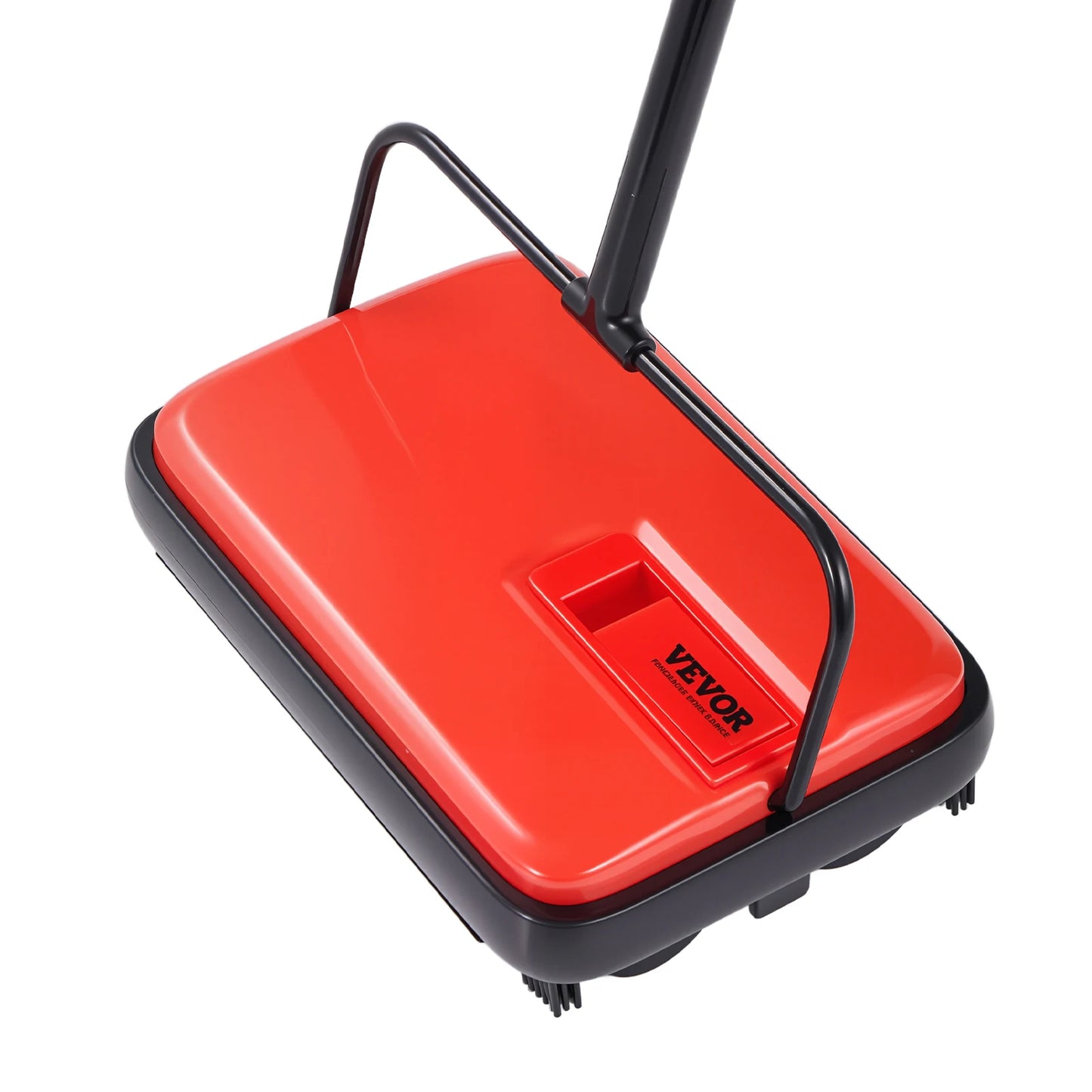 VEVOR Carpet Sweeper Manual Floor Sweeper w/ 300ml Dustbin Capacity 6.7 in Cleaning Width for Home Office Carpets Pet Hair Dust