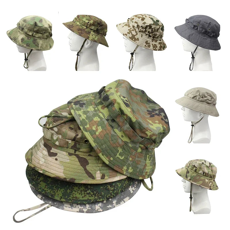 CN Guangdong Unisex Panama Bucket Hat Sun Protection