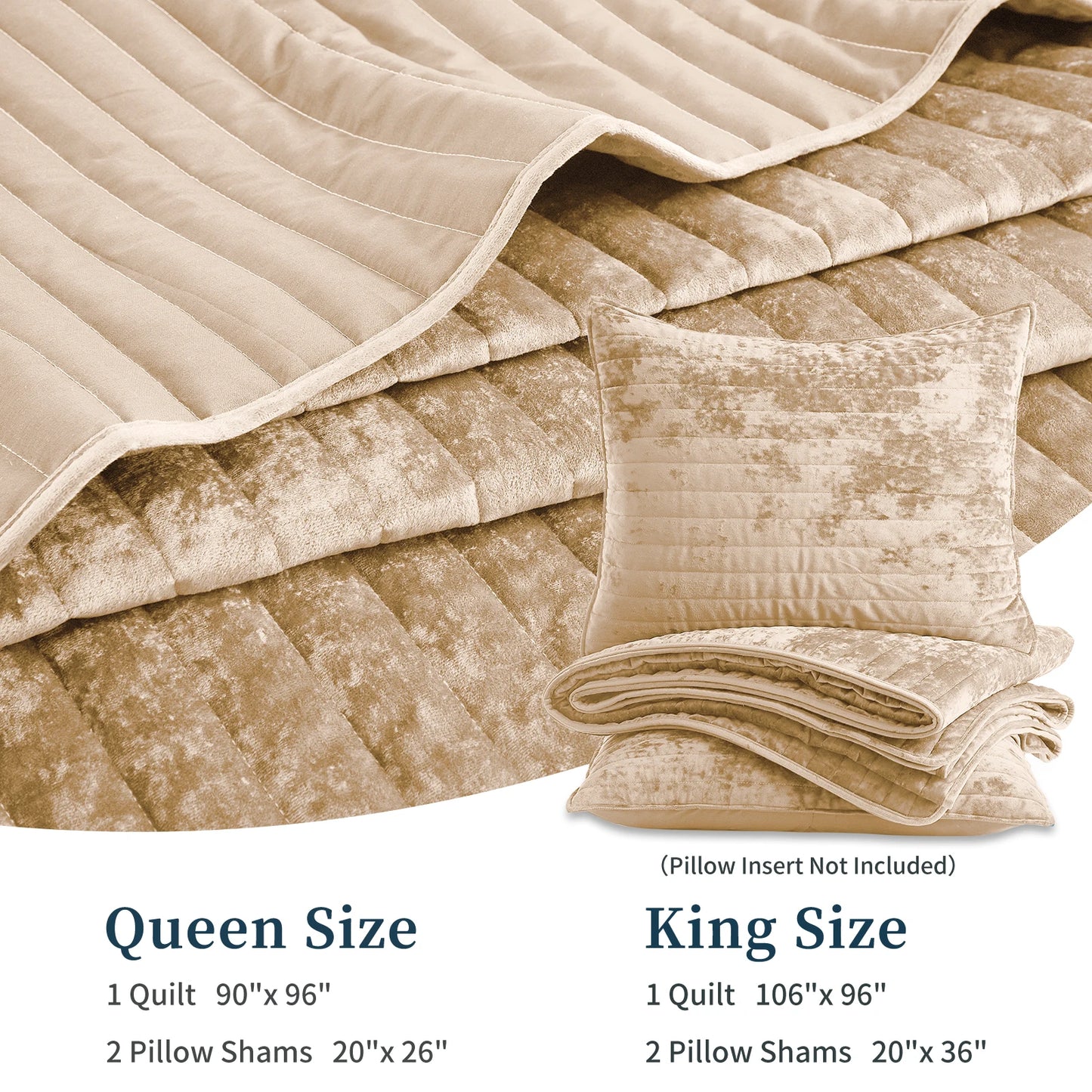 Bed Cover Mattress Topper Velvet Quilted Set For Home Use