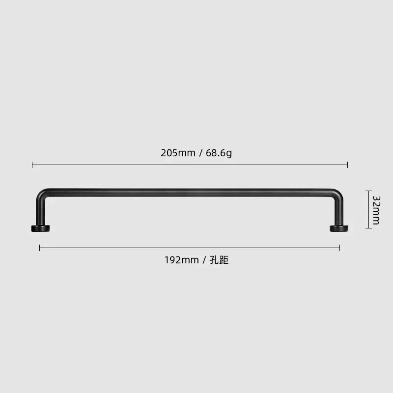 Goo-Ki Modern Zinc-Alloy Satin-Finish Cabinet Pulls Drawer Knobs FurnitureHardware