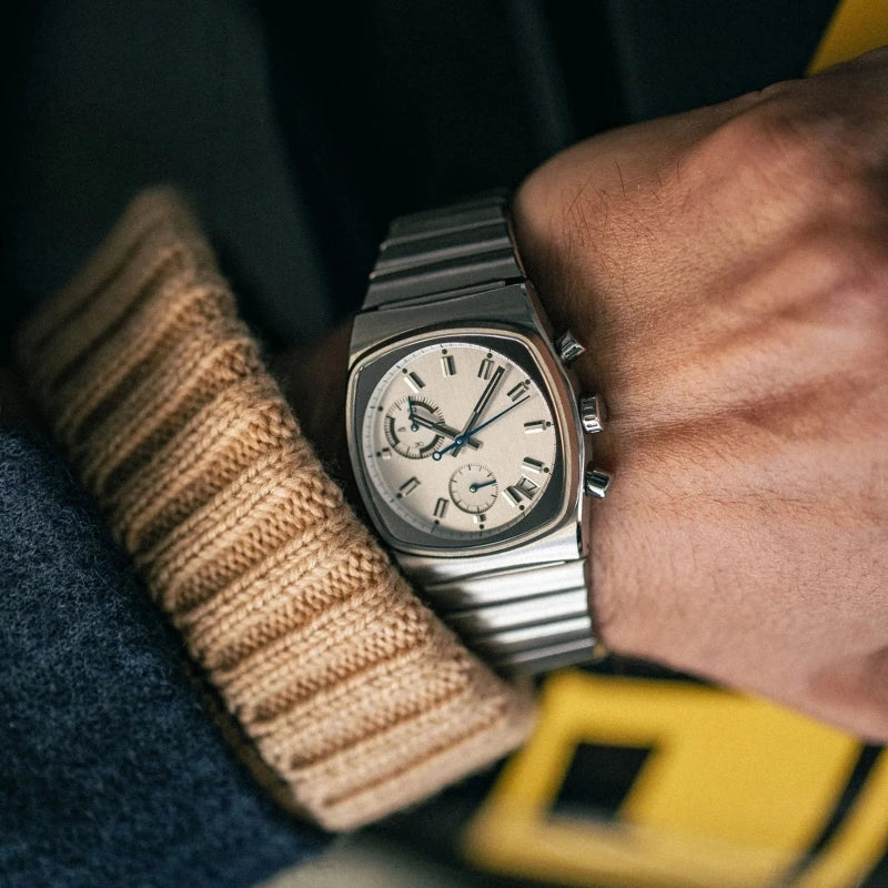 NasiR Mens Stainless Steel Automatic Luxury Brand Watch