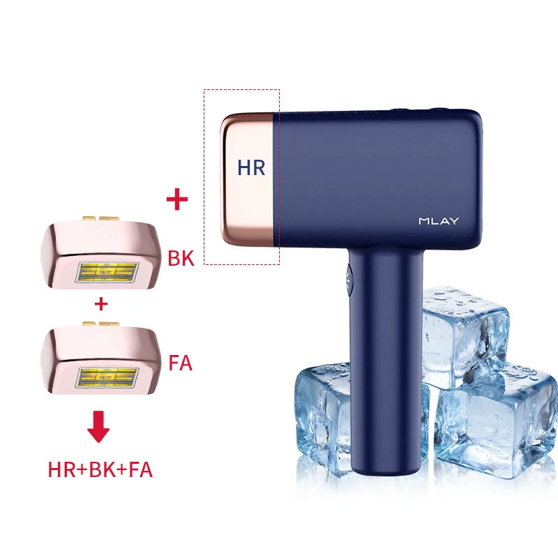 MLAY T14 IPL Hair Removal Device For Full Body With Replaceable Lamp And Long Battery