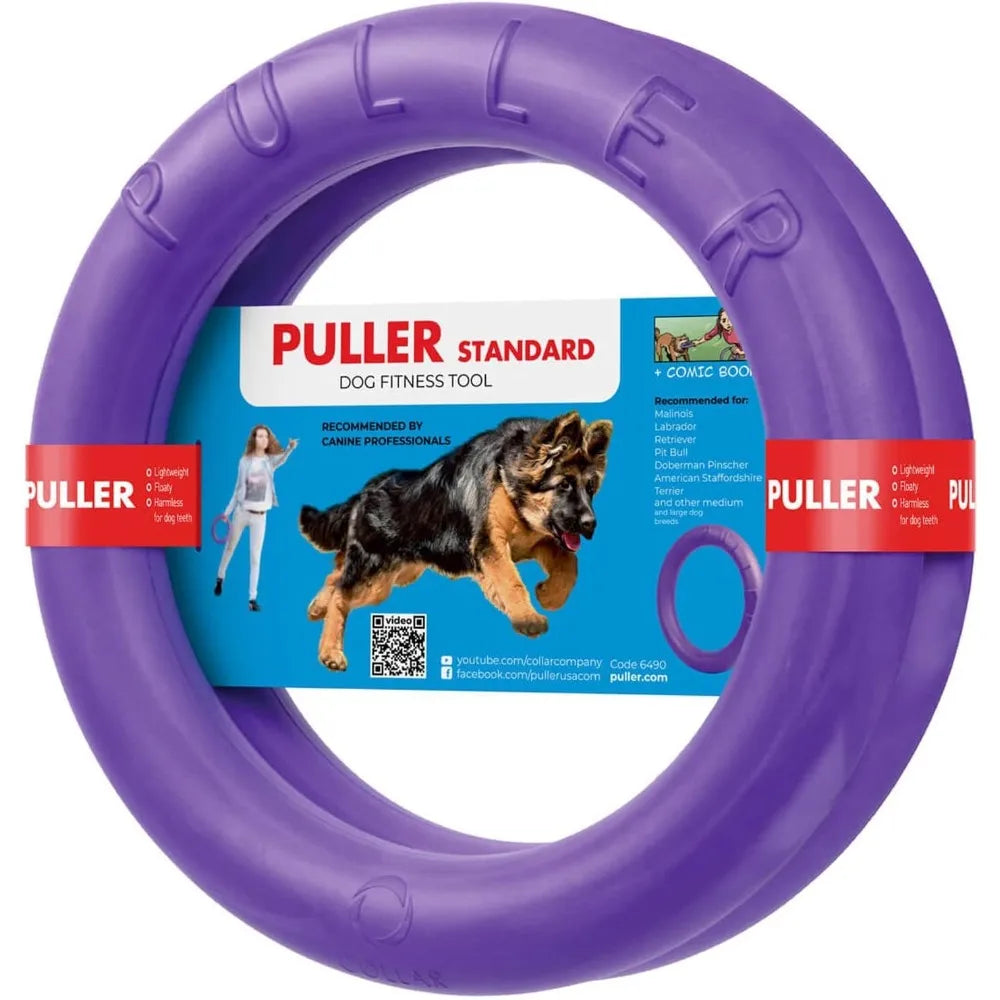 Multifunctional Dog Ring Toy For Fetch And Tug Of War