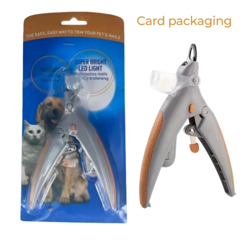 Pet Nail Clippers For Cats And Dogs With LED Light