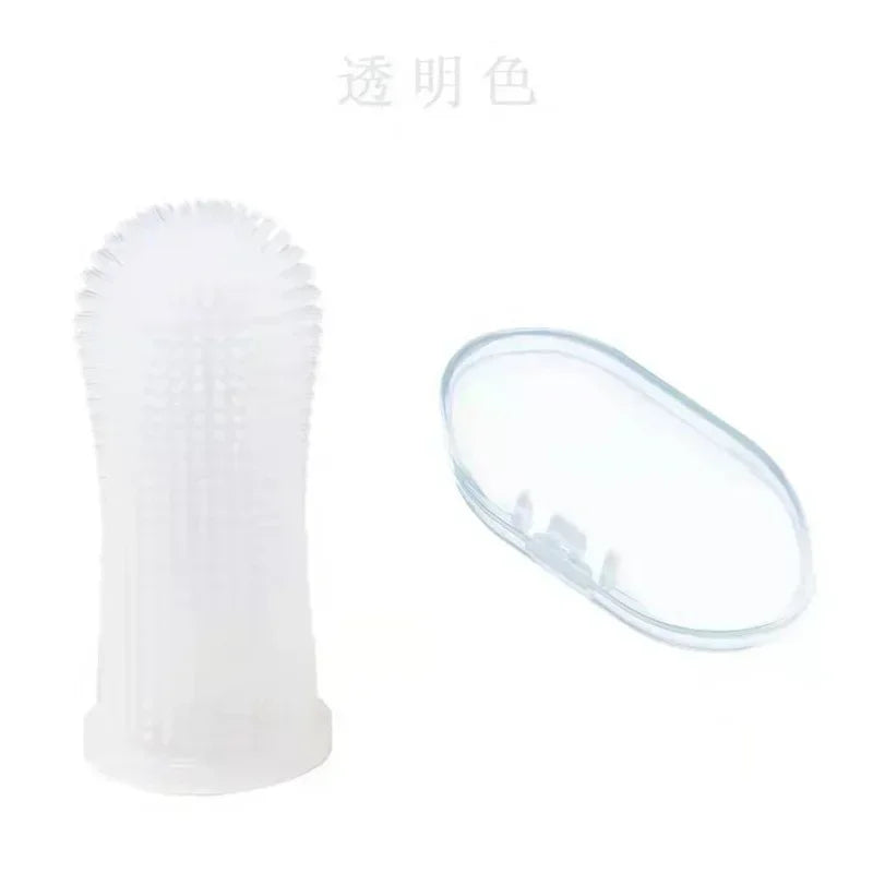 Silicone Finger Toothbrush For Dogs And Cats Pet Dental Cleaning