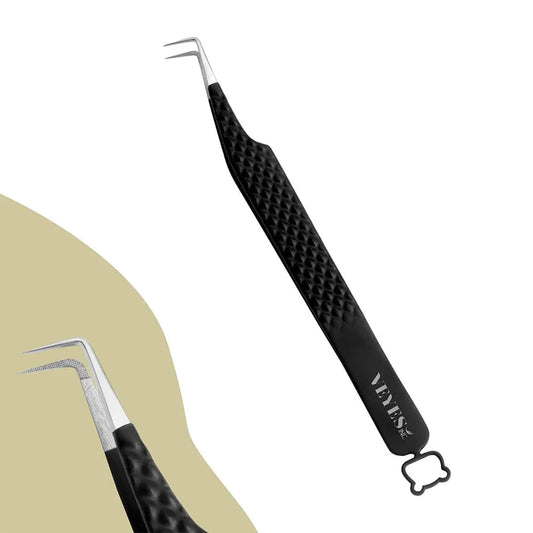 VEYES N1 Fiber Lash Tweezers Stainless Steel Professional