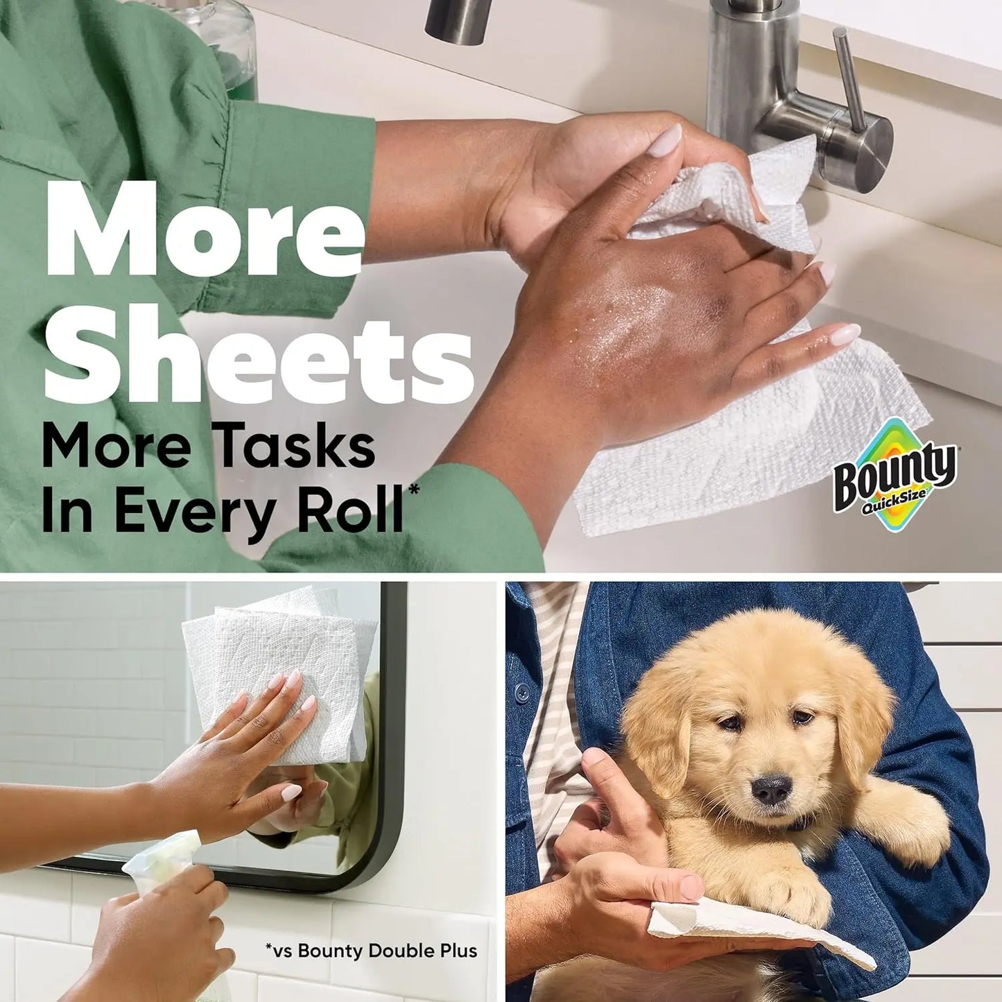Bounty Quick Paper Towels Family Rolls