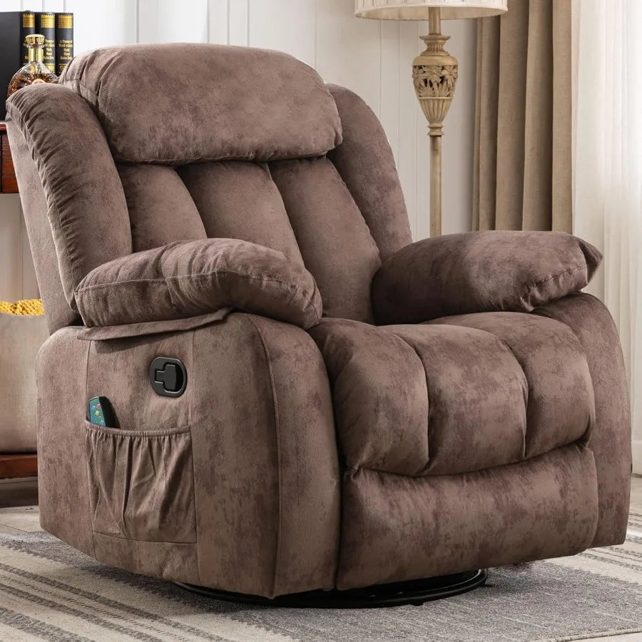 Heavy Duty Reclining Chair With Heat And Vibration