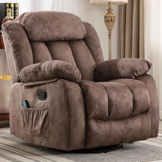 Heavy Duty Reclining Chair With Heat And Vibration