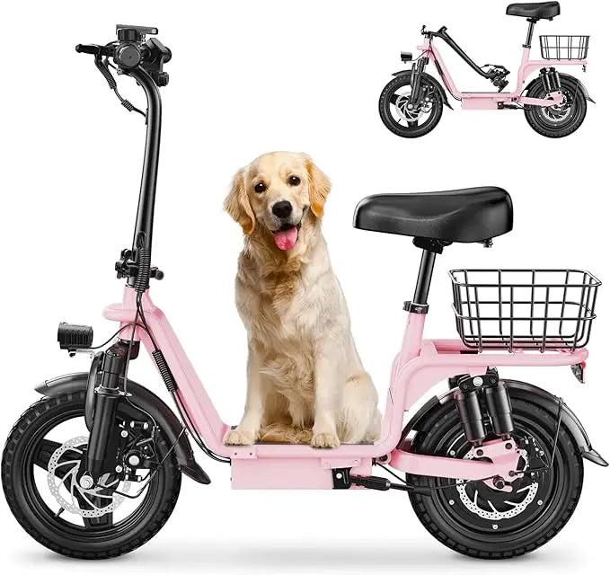 Adults' C14 Electric Scooter - Foldable, 900W, 20MPH Speed, 28-Mile Range, Dual Disc Brakes, UL2272 Certified，Customized