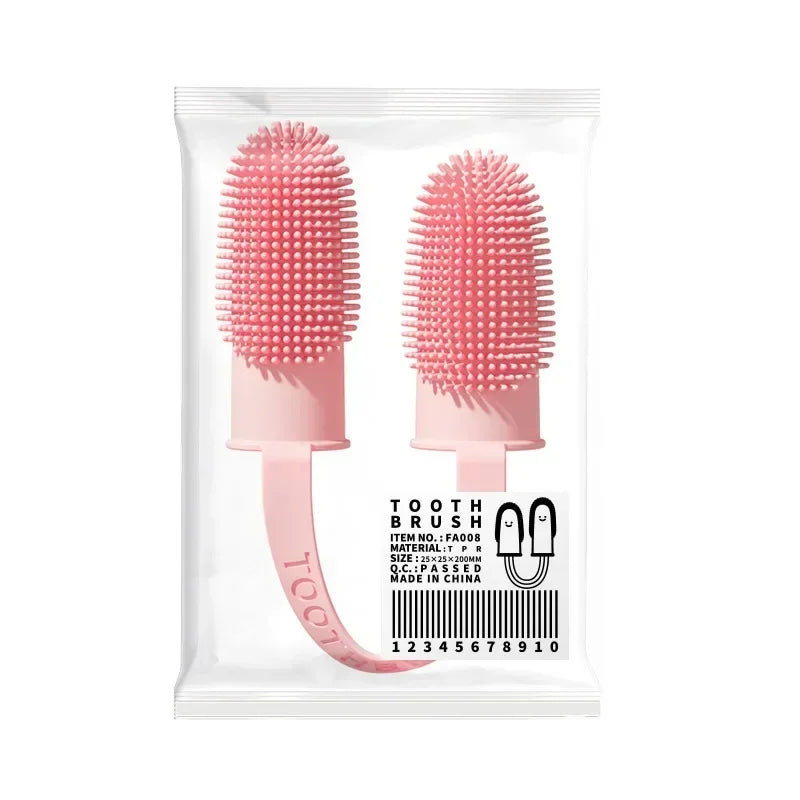 Silicone Finger Toothbrush For Dogs And Cats Pet Dental Cleaning