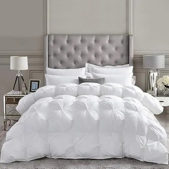 Luxurious Siberian Goose Down Duvet Insert All Season Comforter With 1200 Thread Count Egyptian Cotton