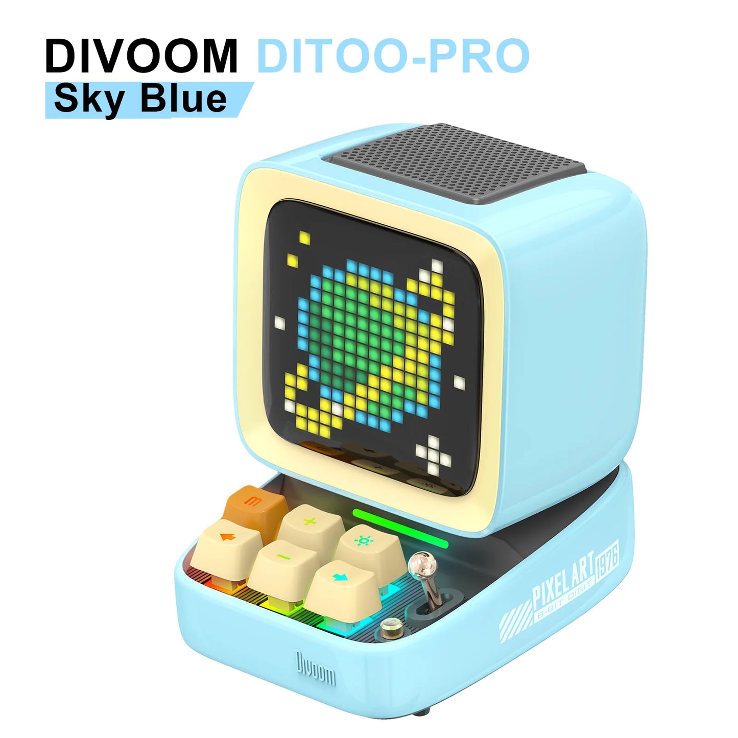 Divoom Ditoo Pro Bluetooth Desktop Speaker Pixel Art Alarm Clock