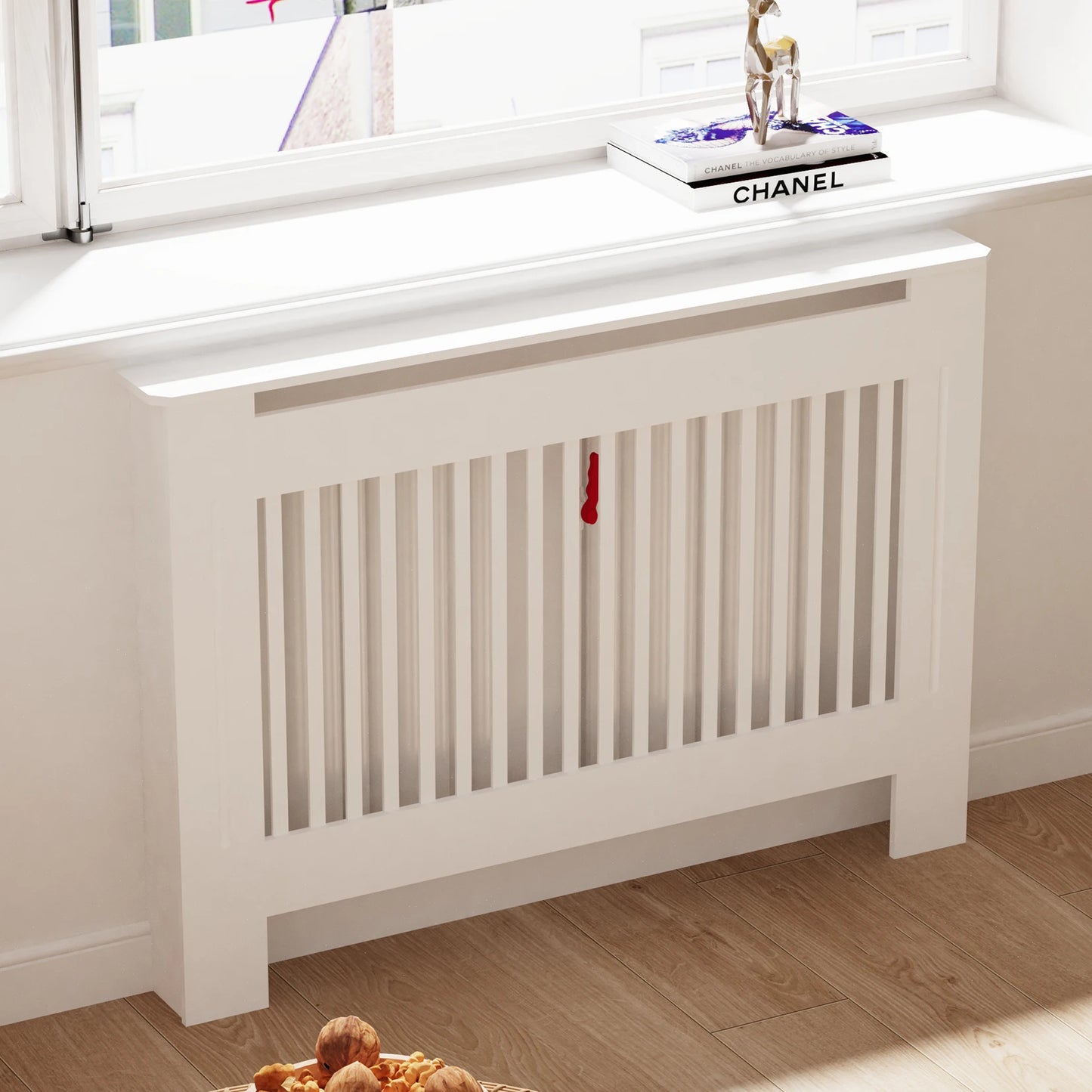 Wisfor Radiator Cover Wall Cabinet MDF Modern Wood Grill Cover