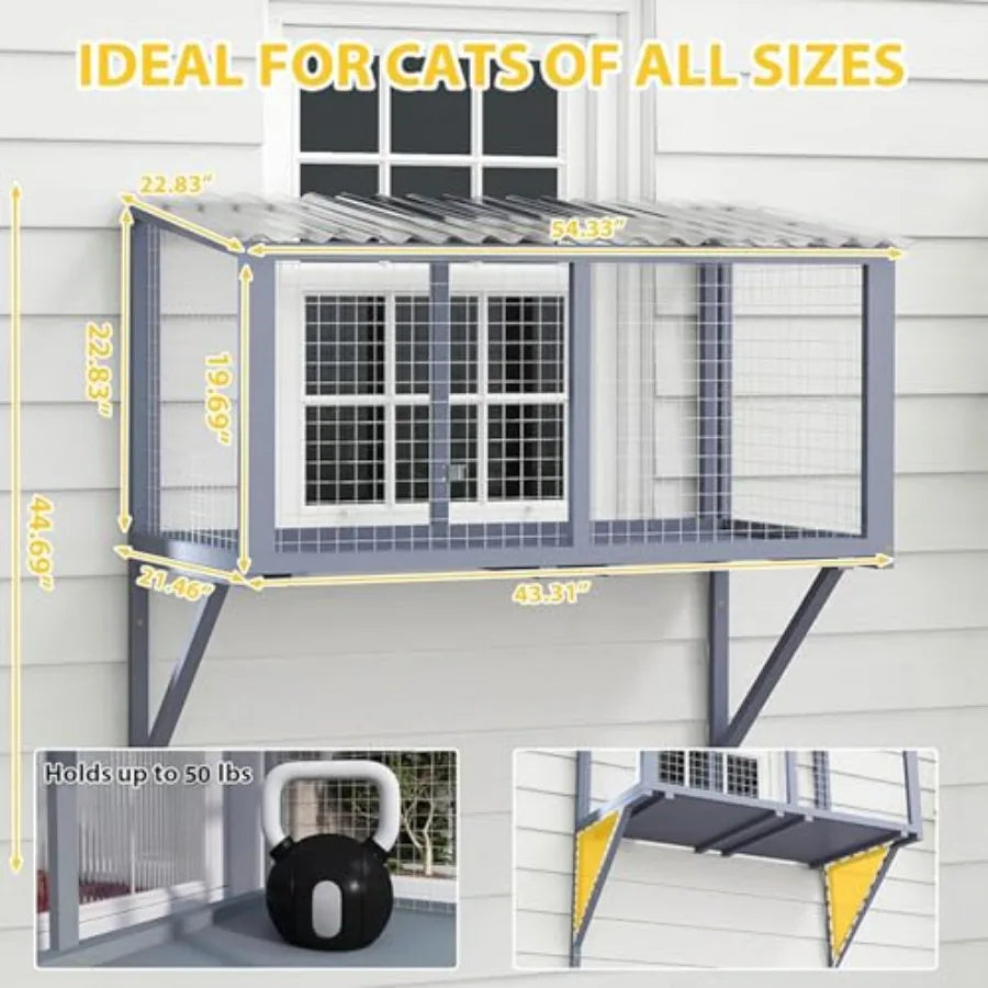 Creating a Catio Paradise: Integrating Outdoor Cat Enclosures Window Perches and Wall Furniture for the Ultimate Cat Patio Expe