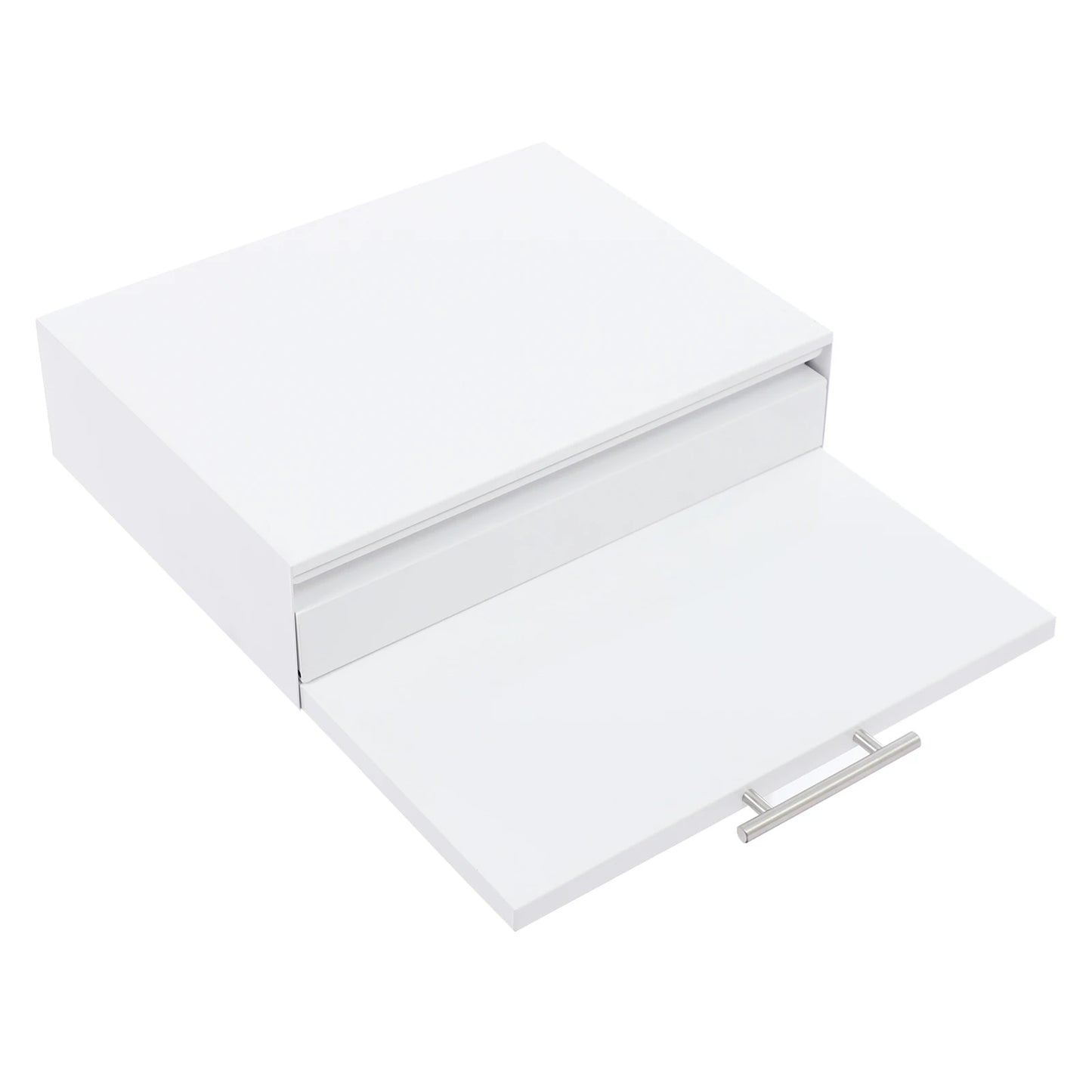 Microwave Rack, Microwave Stand with Pull-out Drawer & Shelf, Countertop Organizer for Microwaves, Coffee Machine Storage