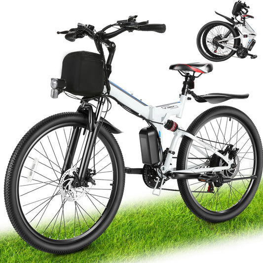 ViviFolded Folding Electric Bike 500W 48V 20MPH 50 Miles