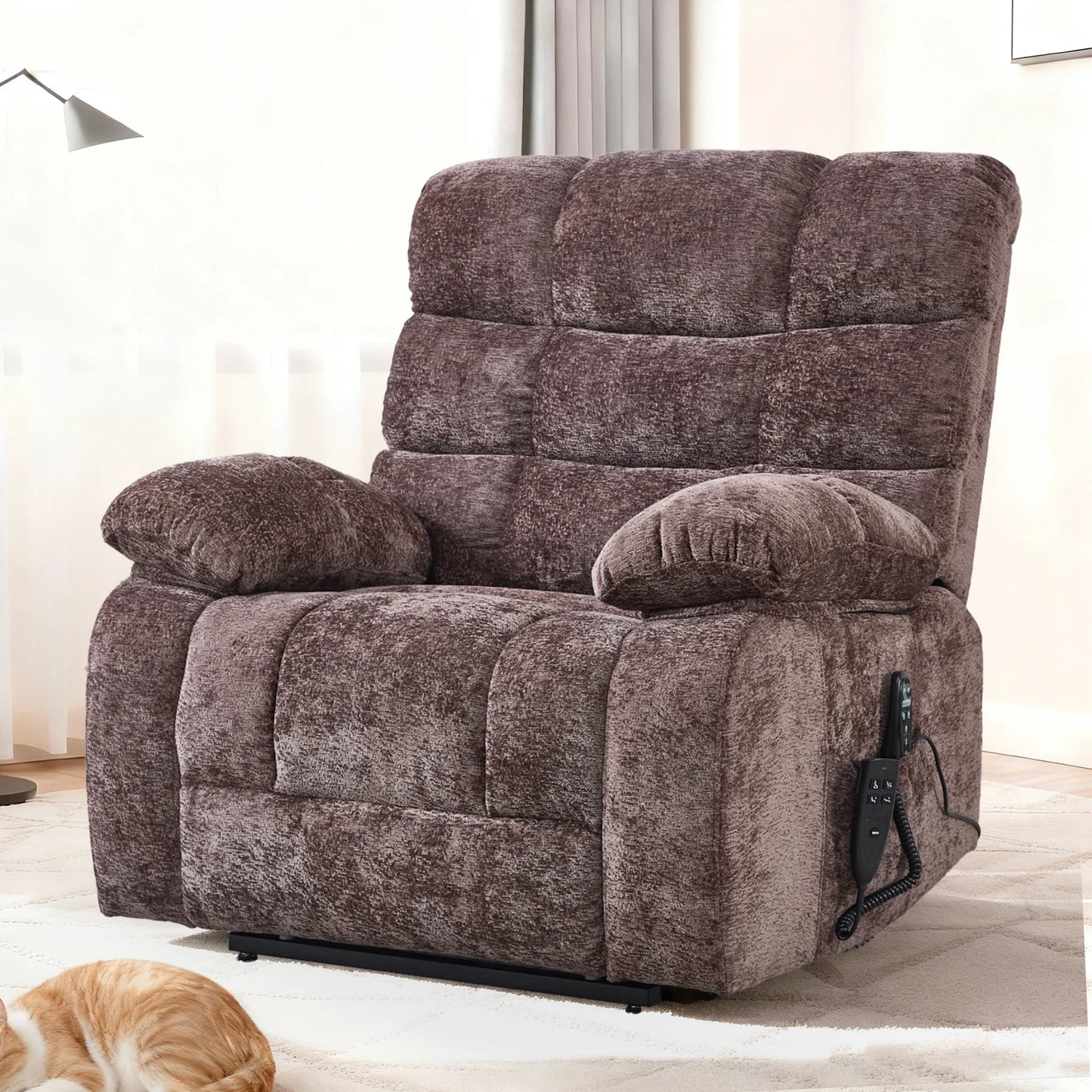 Redlife Heat Massage Power Lift Recliner Chair For Elderly
