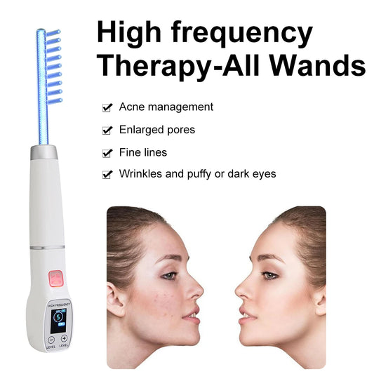 YUET WIN High Frequency Electrode Wand For Acne Skin Therapy