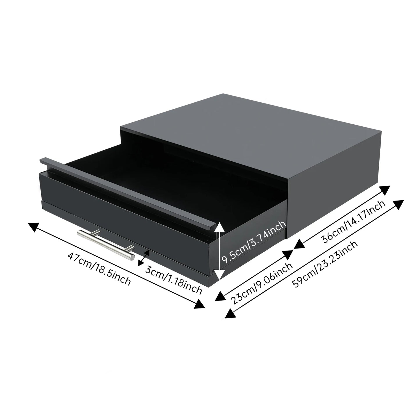 Microwave Rack, Microwave Stand with Pull-out Drawer & Shelf, Countertop Organizer for Microwaves, Coffee Machine Storage