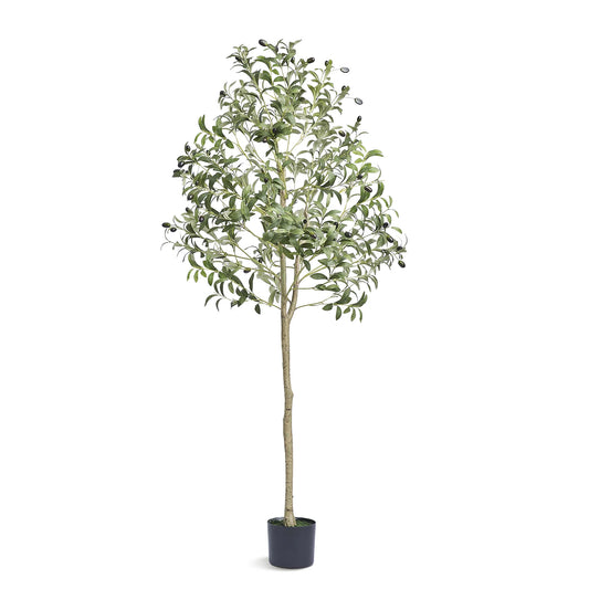 NONECN Artificial Olive Tree Indoor Faux Plant Low Maintenance