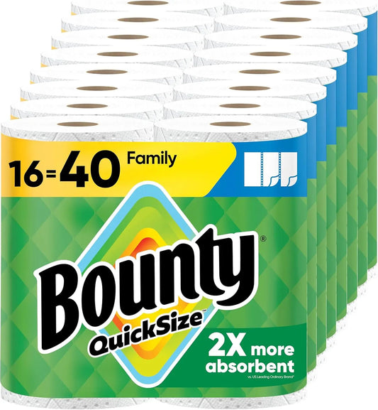 Bounty Quick Paper Towels Family Rolls