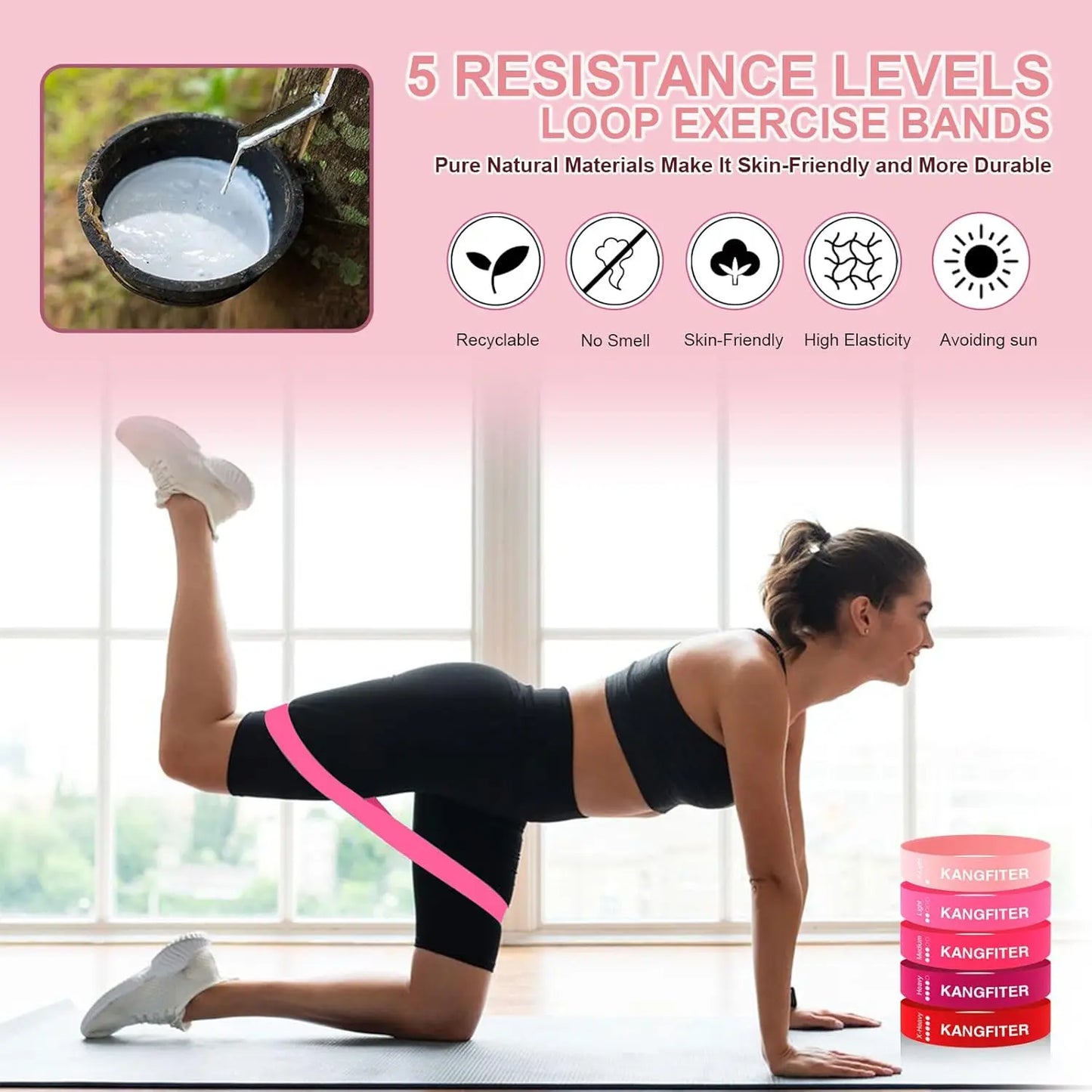Complete Pilates Set with Ring, Ball, Weights & Bands for Home Workout - Yoga Essentials
