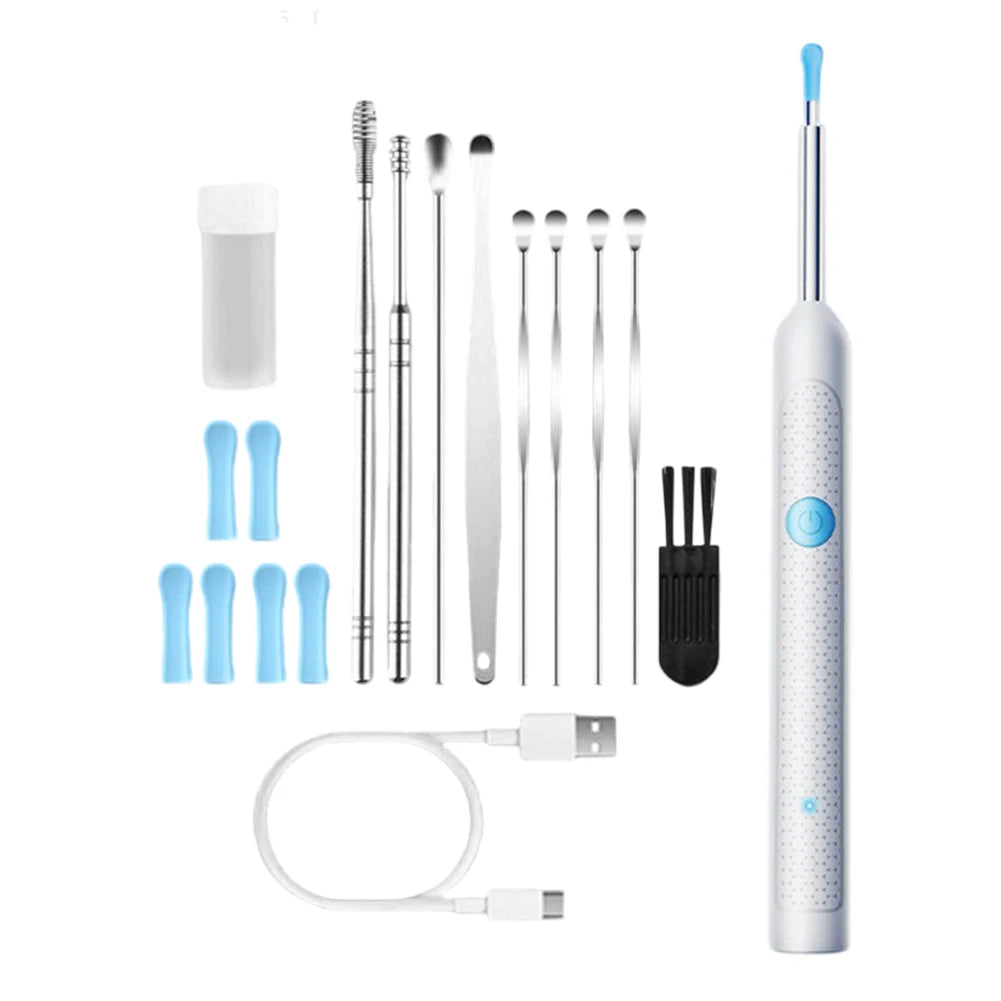 Smart Visual Ear Wax Removal Tool With Camera Otoscope Endoscope