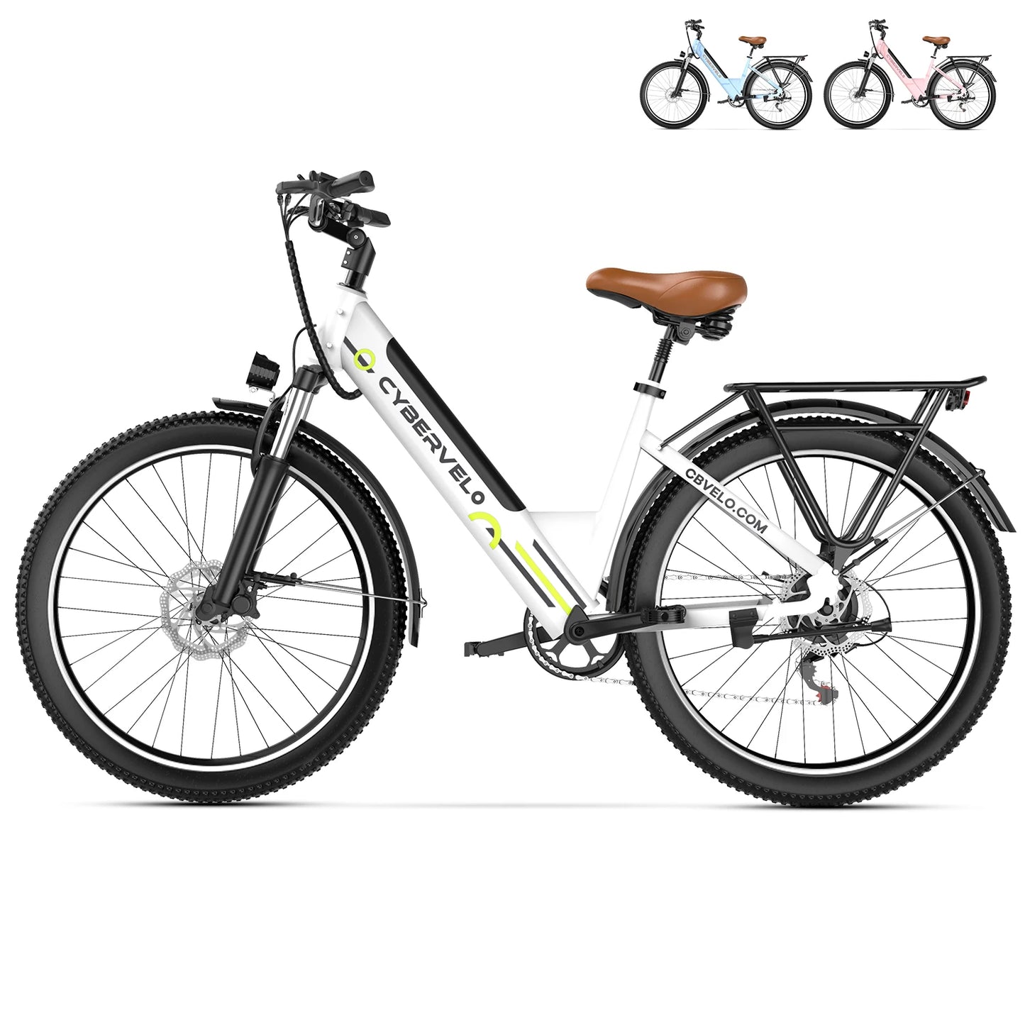 CYBERVELO EK2 Electric City Commuter With 1000W Motor
