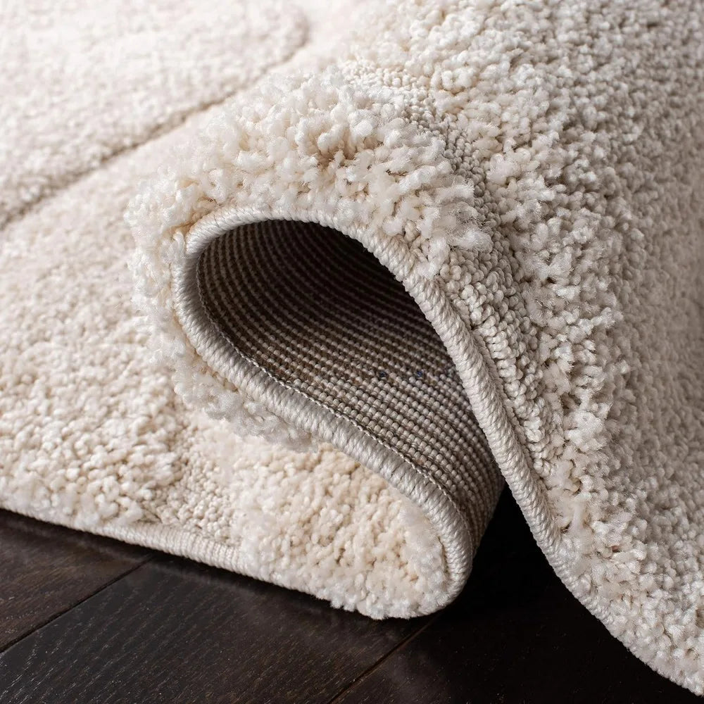 Heart Pattern Non Shedding Easy Care Machine Made Area Rug For High Traffic Living Rooms
