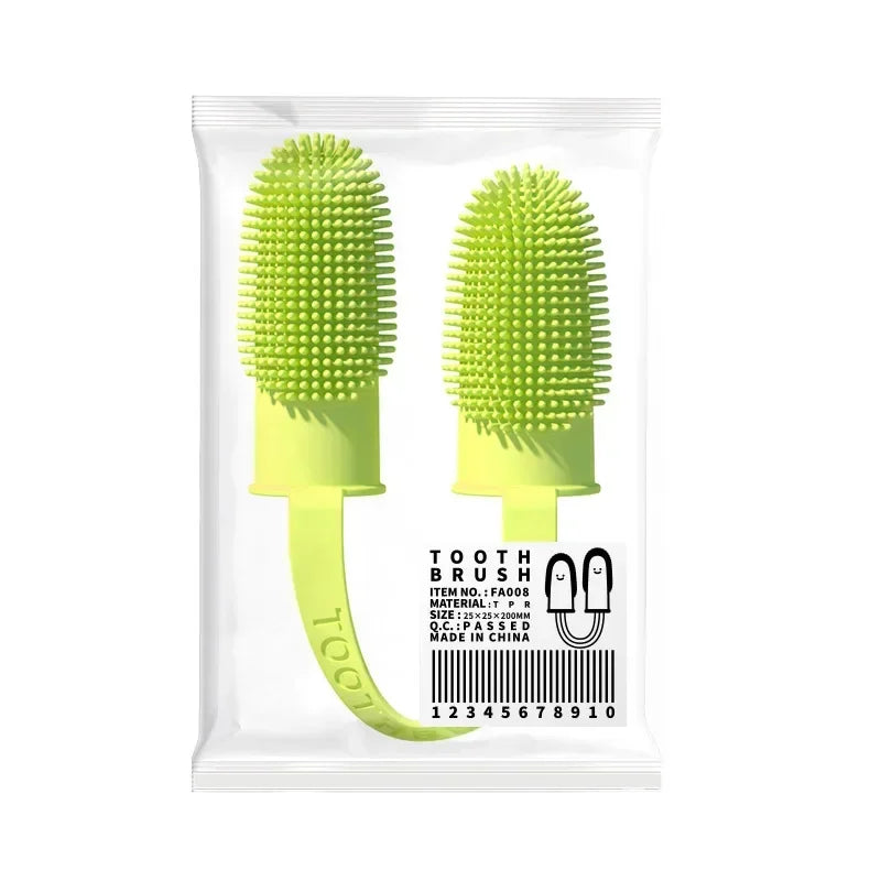 Silicone Finger Toothbrush For Dogs And Cats Pet Dental Cleaning