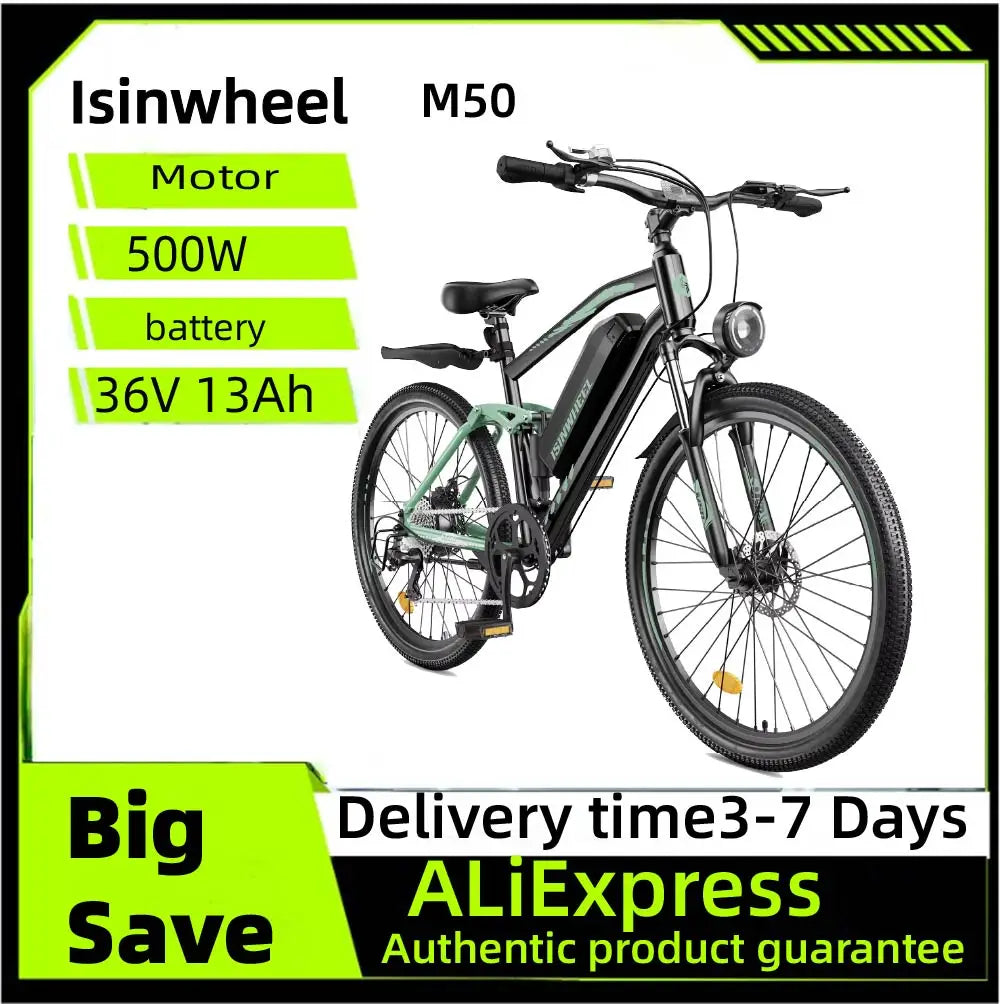 Isinwheel M50 Dual Suspension Electric Bicycle For Adults