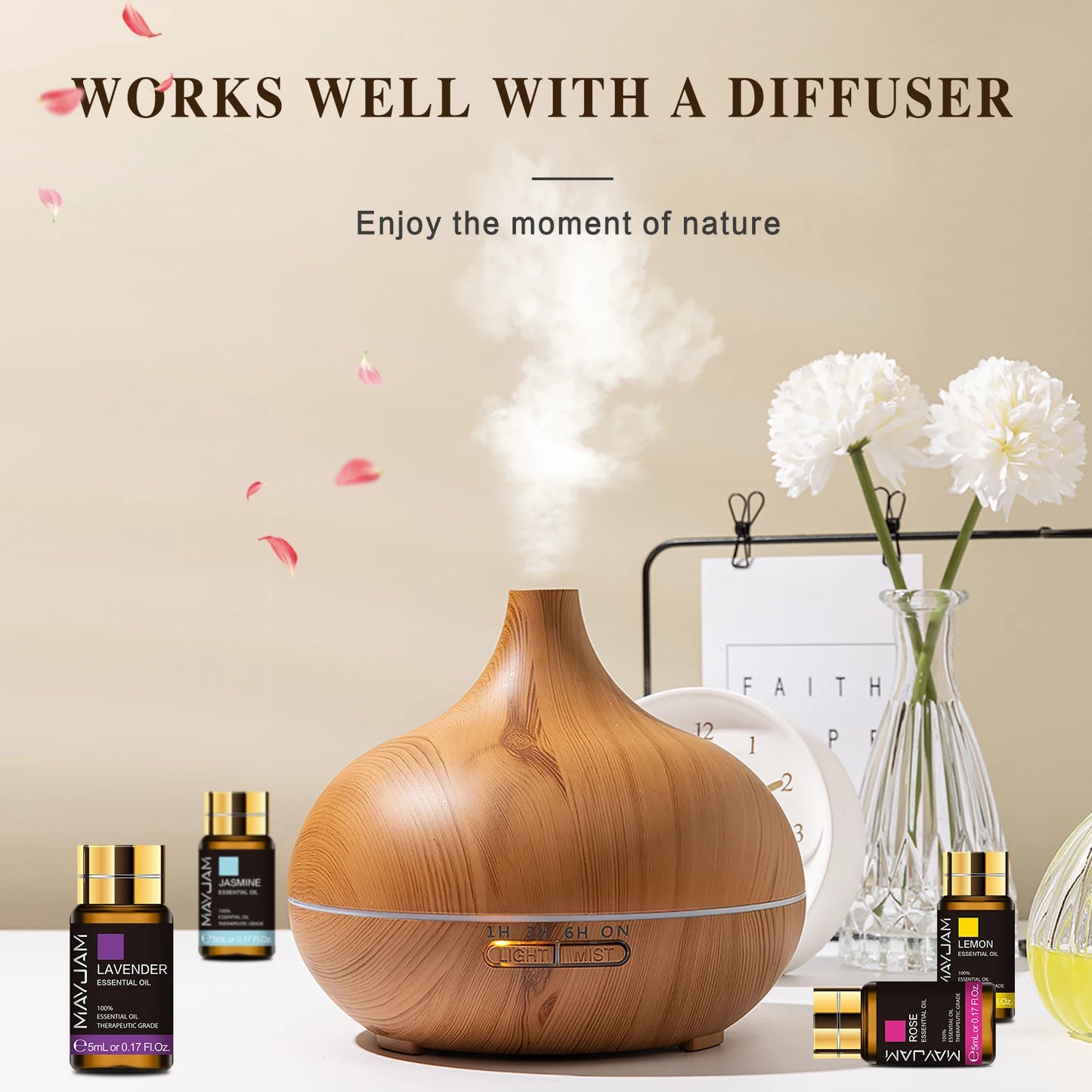 MAYJAM Essential Oils 35pc Set For Humidifier Diffuser Air Fresheners