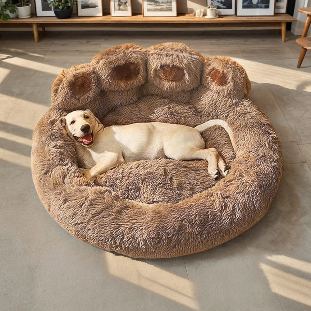 Dog Bed Winter Cat Pet Sofa Cute  Shape Comfortable Pet Sleeping Beds For Small Medium Large Soft Fluffy Cushion Dog Bed