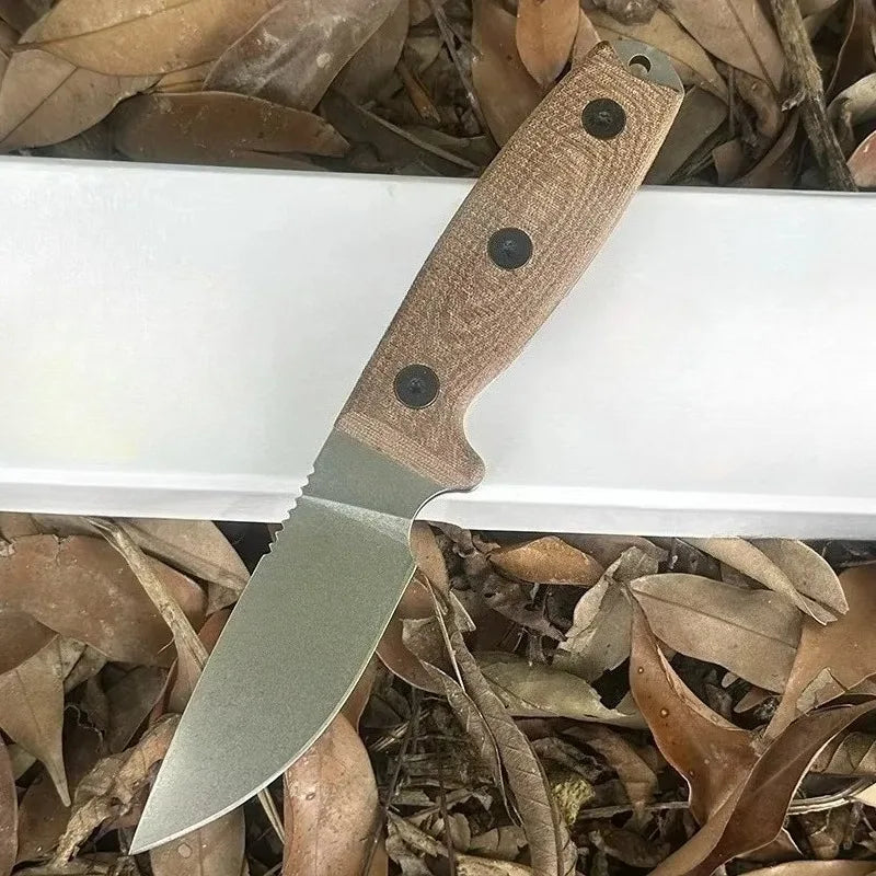 High Hardness Tactical Multifunctional Straight Knife Micata/G10 Handle 9Cr18 Blade Outdoor Camping Self Defense Tool Knife