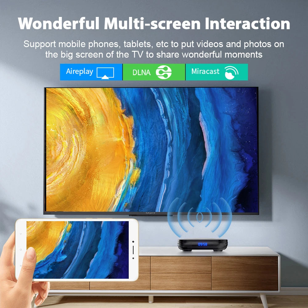 Magcubic Allwinner H618 Android 12 TV Box 8K Video 4K HDR10 Plus Bluetooth Dual WiFi
