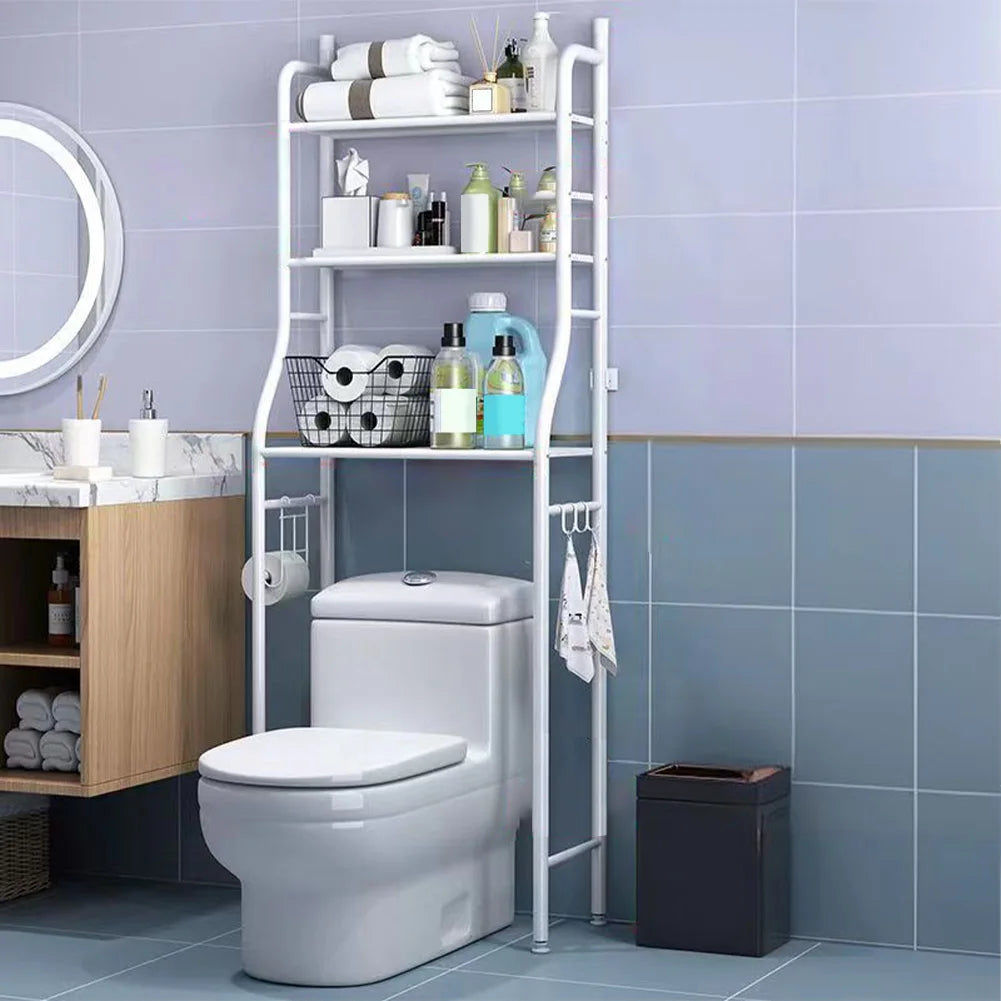 Studyset Over Toilet Storage Shelf 2 To 3 Tier Freestanding Metal Bathroom Organizer With Paper Holder
