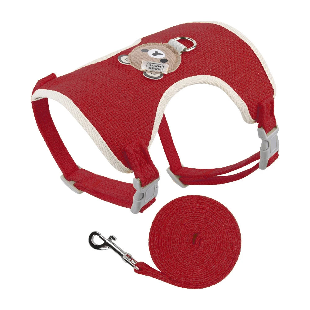 YTYINCN Cute Pet Harness and Leash Set for Small Dogs and Cats