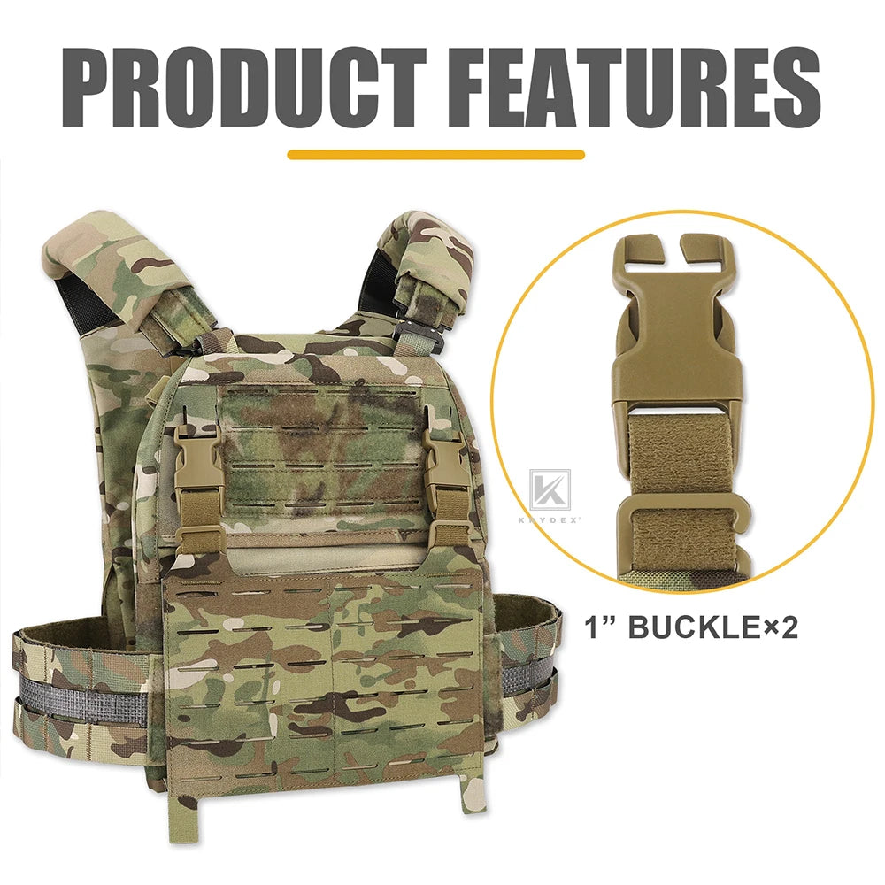 Krydex Tactical MOLLE Panel Front Flap Placard For JPC2.0 Vest