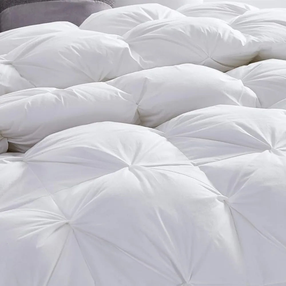 Luxurious Siberian Goose Down Duvet Insert All Season Comforter With 1200 Thread Count Egyptian Cotton