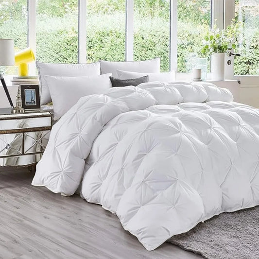 Luxurious Siberian Goose Down Duvet Insert All Season Comforter With 1200 Thread Count Egyptian Cotton