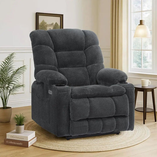 ZHUXIANG Motor Lay Flat Power Lift Recliner Chair With Massage