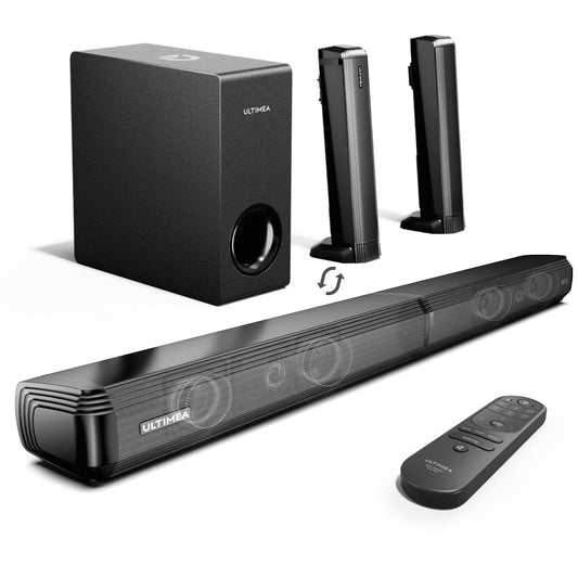Ultimea 200W 4.1 Channel Soundbar with Subwoofer and Bluetooth TV Home Theater Experience