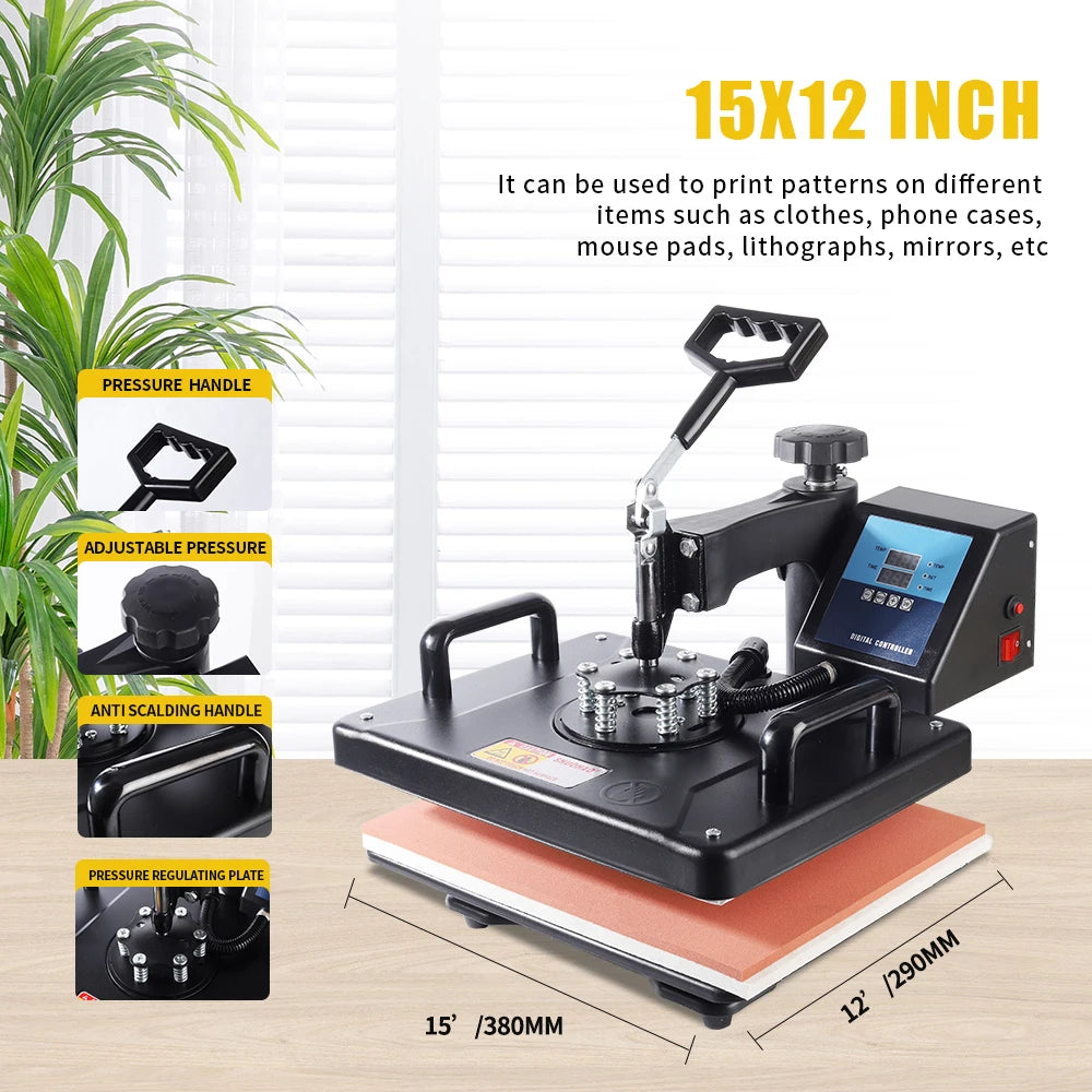Shuohao 8 in 1 Sublimation Heat Press Machine for Caps