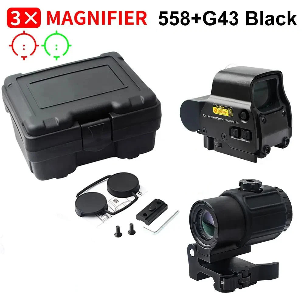 Bestsight 558 G43 Holographic Collimator Sight for 20mm Rail Mounts