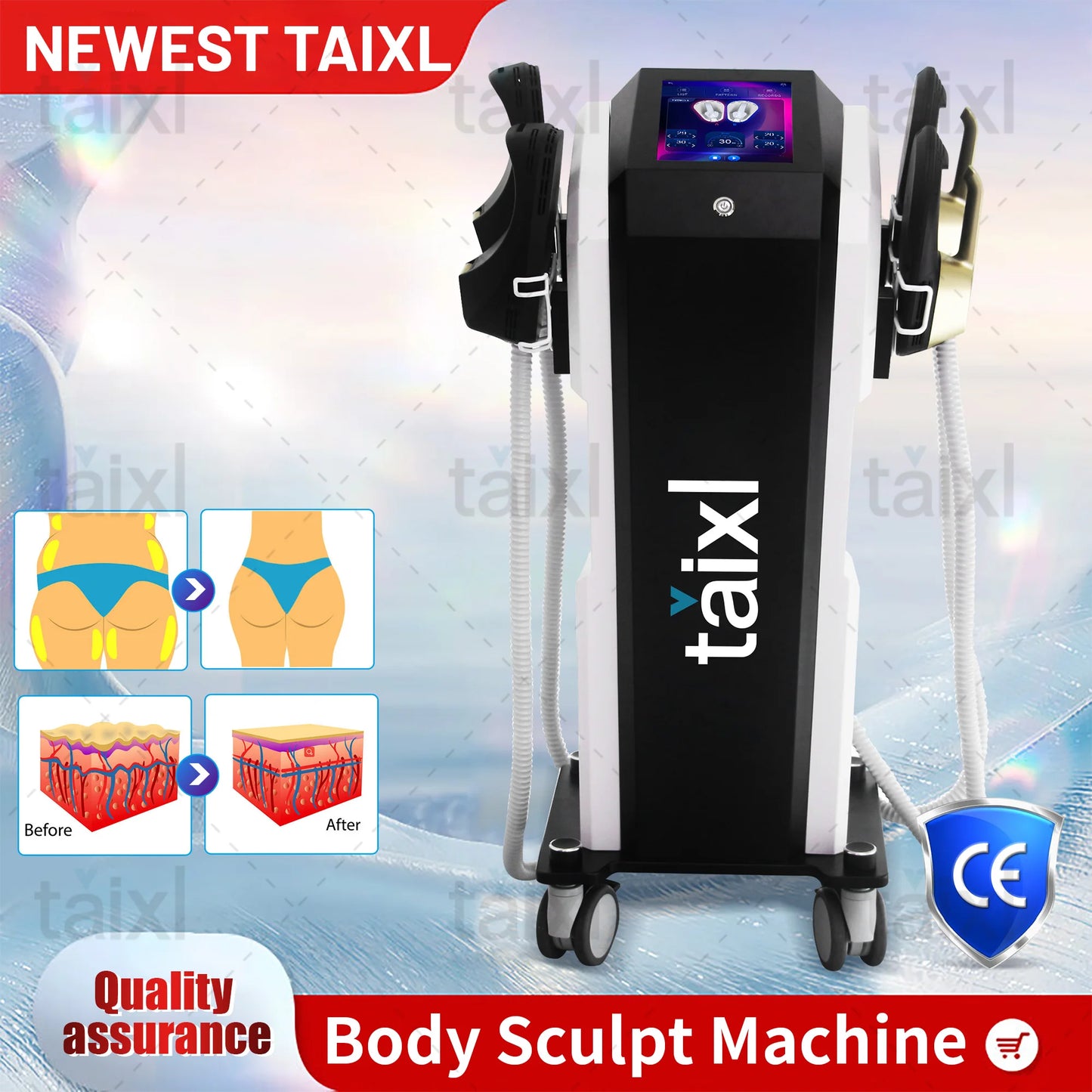 Emszero 6500W Electromagnetic Body Shaping Machine For Fat Loss