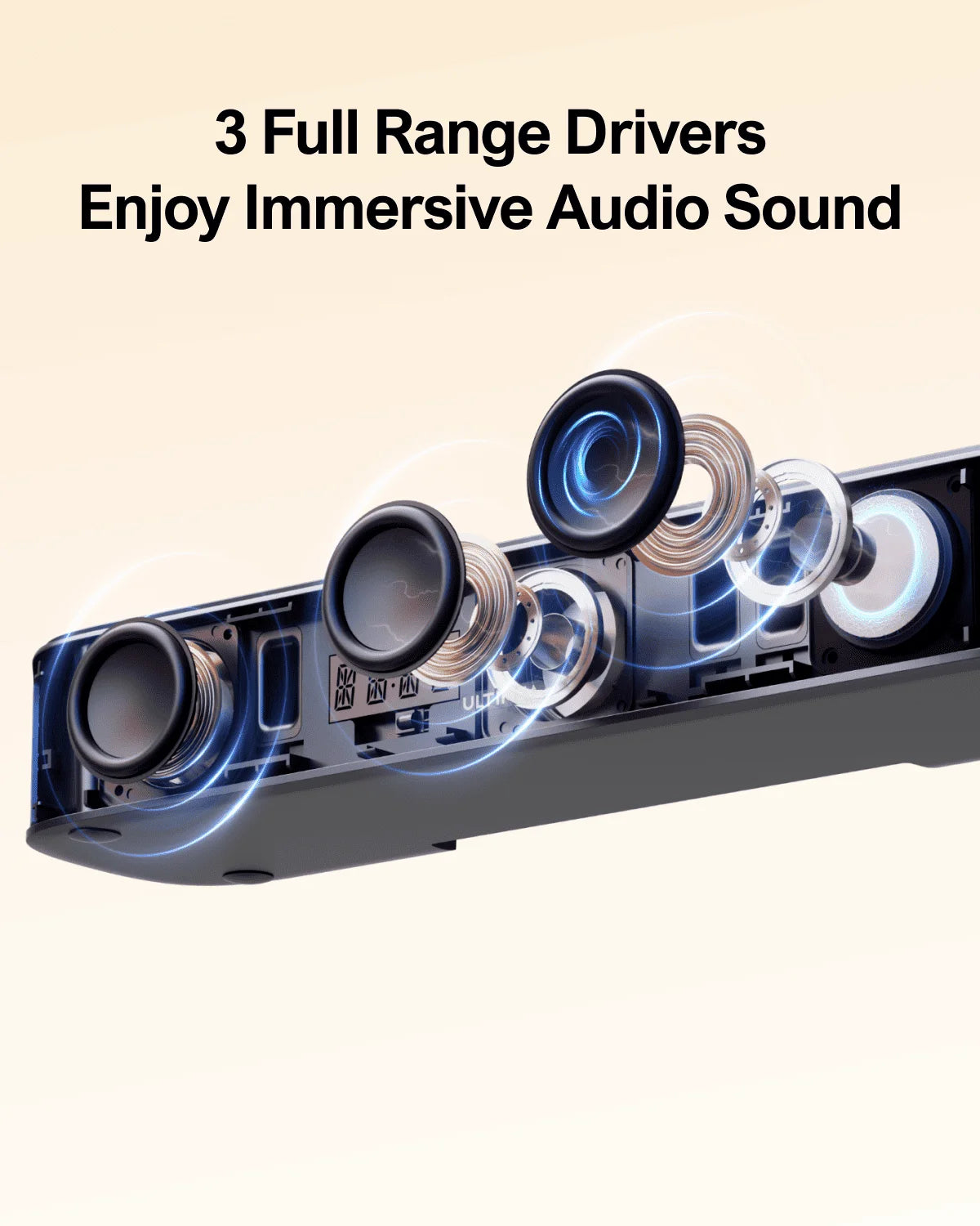 ULTIMEA 7.1 Channel Virtual Surround Soundbar Aura A40